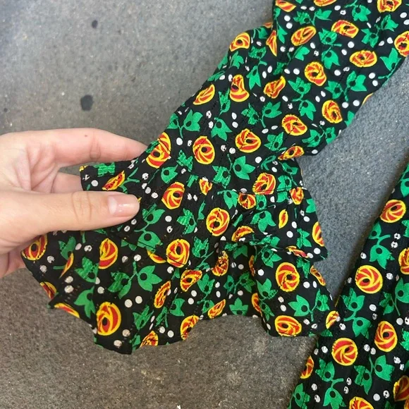 Batsheva Collared floral mini cotton dress - Picture 7 of 10